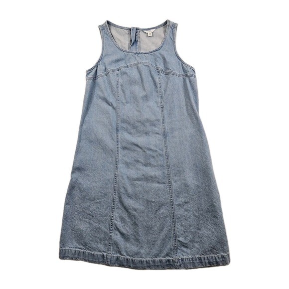 Time and Tru Dresses & Skirts - Time And Tru Denim Shift Mini Dress Womens S(4-6) Ladies Light Blue Sleeveless